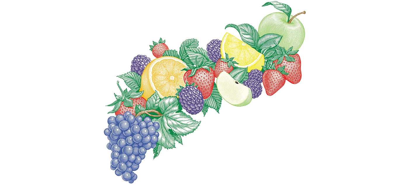 Sangria Sunset label art